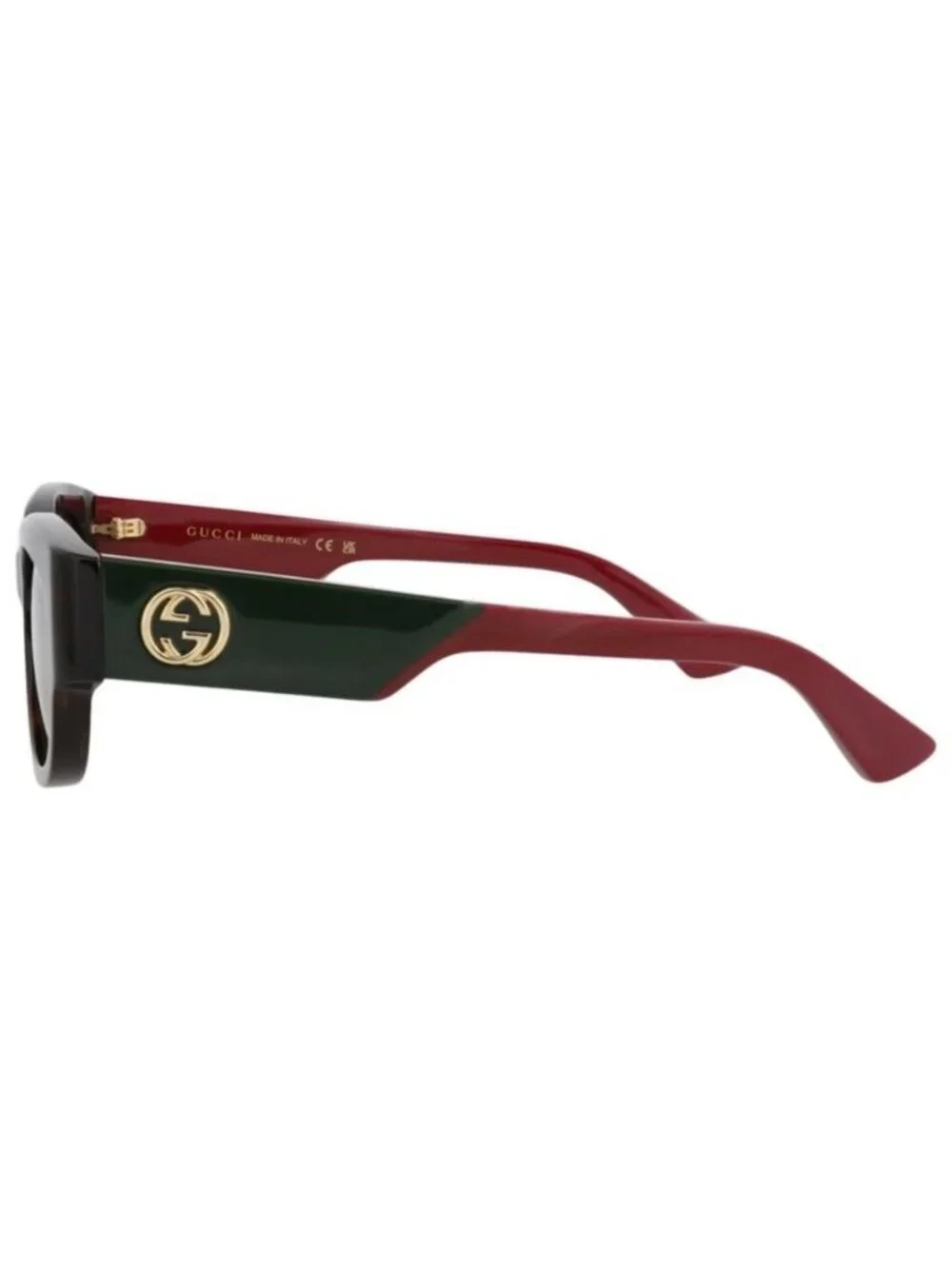 New Gucci Womens Round/Oval Havana Red Green Fashion Designer Sunglasses